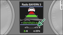 Kombiinstrument: Infozeile